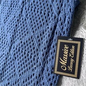 Masive Luxury Edition Blue Knit Fabric